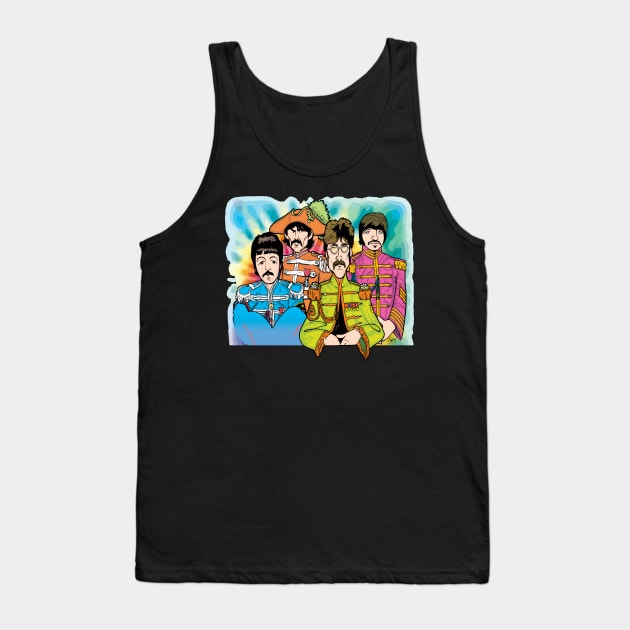 Beatles Sgt. Pepper Tank Top by Parisi Studios